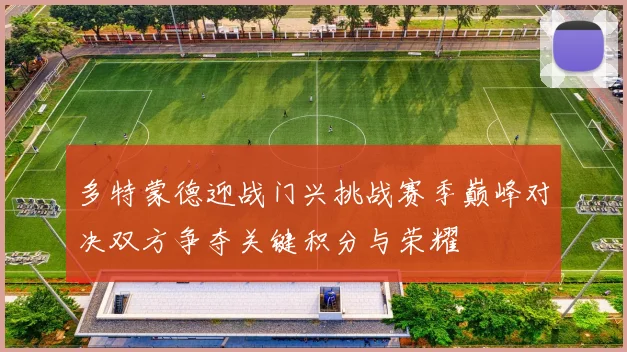 多特蒙德迎战门兴挑战赛季巅峰对决双方争夺关键积分与荣耀